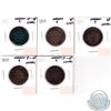 Image 1 : Lot of 5x 1859 Canada 1-cent Narrow 9. You will receive VF-EF, 2x VF & 2x F-VF (coins have minor imp