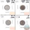 Image 1 : Lot of 4x Canada 5-cents Dated 1858 Small Date, 1870 Narrow Rim, 1871 & 1872H in VG-F or Fine (coins