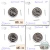 Image 1 : Lot of 4x Irish Coinage Dated 1934-1948 in EF or UNC. 4pcs