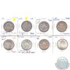 Image 1 : Estate Lot of 8x Canada 50-cents Dated 1913-1967 with Some Varieties as Stated on Holders. 8pcs