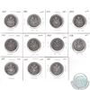 Image 1 : Estate Lot of 11x Canada 50-cents in UNC or Brilliant Uncirculated (MS-62 to MS-64) Condition as per