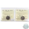 Image 1 : 1992 & 2000 Canada 10-cent ICCS Certified MS-66. 2pcs.