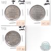 Image 1 : 1892 Filler, 1898 AG, 1900 VG-F Canada Silver 50-cents (some problems, view image) 3pcs.