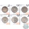 Image 1 : Lot of 1937-1943 Canada Silver 50-cents Collection in VF-EF Condition or Better (impaired, view imag