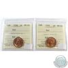 Image 1 : 1938 & 1939 Canada 1-cent ICCS Certified MS-65 Red. 2pcs.