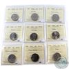 Image 1 : Lot of 2005P-2015 Canada 25-cent ICCS Certified MS-64 Collection. You will receive the following dat