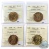 Image 1 : Lot of 1987-2016 Canada Loon $1 ICCS Certified MS-64. You will receive the following dates: 1987, 20
