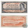 Image 1 : 1954 Devil's Face $50.00 Note with Beattie-Coyne Signatures.