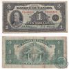 Image 1 : 1935 French $1.00 Note with Osborne-Towers Signatures.