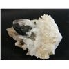 Image 2 : Hubnerite/Quartz Cluster from Mundo Nuevo Mine Peru