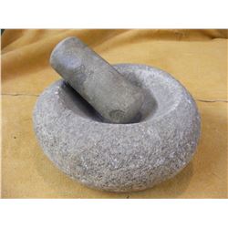 Rare Stone Mortar & Pestle