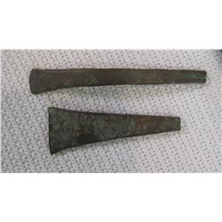 2 Rare Hammered Chisels