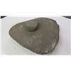 Image 2 : Nice Large Stone Metate Bowl with Grinder