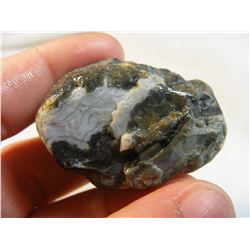 Black and White Fairburn Agate from South Dakota