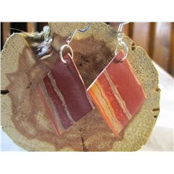 Sioux Made Pipestone Earrings