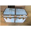 Image 2 : BLUE VINTAGE SHIPPING TRUNK