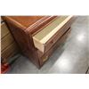 Image 2 : DEPRESSION ERA WALNUT WATERFALL DRESSER