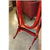 Image 2 : MAHOGANY FINISH CHEVAL MIRROR