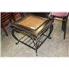 Image 1 : BLACK IRON BASE DECORAIVE TABLE