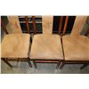 Image 2 : THREE MICROFIBRE SEAT DINING CHAIRS