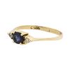 Image 2 : 14KT Yellow Gold Lady's 1.00ct Sapphire and Diamond Ring