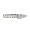 Image 2 : 18KT White Gold 0.14ctw Diamond Ring