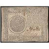 1778 $7 Spanish Milled Dollars Continental Currency Note