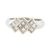 Image 1 : 14KT White Gold 0.70ctw Diamond Ring