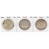 Image 1 : Lot of (3) 1935-1937 Canada $1 Silver Coins