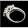 Image 3 : 14KT White Gold 2.00ctw Diamond Ring