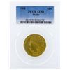 1908 Motto $10 Indian Head Eagle Gold Coin PCGS AU50