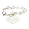 Image 1 : Tiffany & Co. Sterling Silver Heart Charm Bracelet