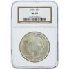 Image 1 : 1924 $1 Peace Silver Dollar Coin NGC MS67