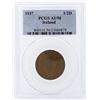 1937 Ireland 1/2 Penny Coin PCGS AU50