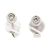 Image 1 : 14KT White Gold Lady's 0.08ctw Diamond Stud Earrings