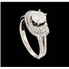 Image 4 : 18KT White Gold 1.53ctw Diamond Ring