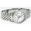 Image 4 : Rolex Mens Stainless Steel 1.00ctw Diamond Datejust Wristwatch