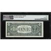Image 2 : 1977A $1 Federal Reserve Note ERROR Misalignment PMG Extremely Fine 40EPQ