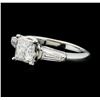 Image 2 : Platinum 1.81ctw Diamond Ring