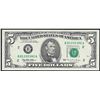 Image 2 : 1995 $5 Federal Reserve Note ERROR Insufficient Ink