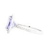 Image 3 : 14KT White Gold Ladies 2.90ct Tanzanite and Diamond Ring