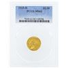 1925-D $2 1/2 Indian Head Quarter Eagle Gold Coin PCGS MS62