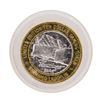 Image 1 : .999 Silver Flamingo Laughlin, Nevada $10 Casino Limited Edition Gaming Token