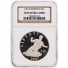 Image 1 : 1997-S $1 Jackie Robinson Commemorative Silver Dollar Coin NGC PF69 Ultra Cameo