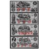 Image 1 : Cut Sheet of (4) 1800s The West River Bank Obsolete Notes