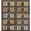 Image 1 : Lot of (10) 1923 $1 Silver Certificate Notes