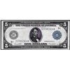 Image 1 : 1914 $5 Federal Reserve Note Blue Seal