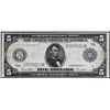 Image 1 : 1914 $5 Federal Reserve Note Blue Seal