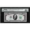 Image 1 : 1950A $10 Federal Reserve Note Cleveland Fr. 2011-D PMG Choice Uncirculated 64EP