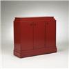 Image 1 : Paul T. Frankl China-red lacquer cabinet
